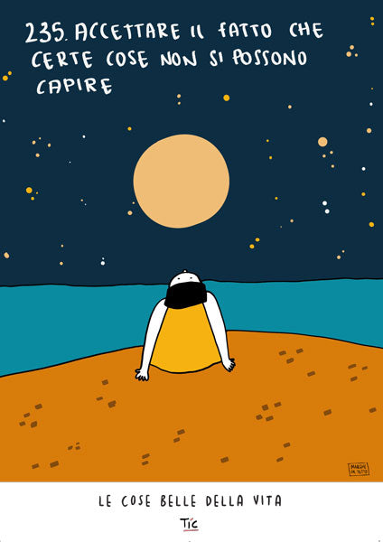 Poster - Accettare il fatto che certe cose non si possono capire