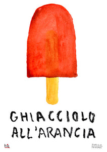 Poster - Ghiacciolo all'arancia