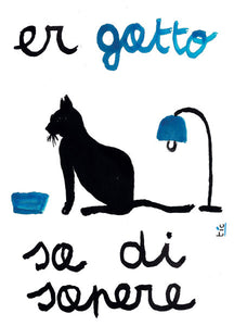 Poster - Er gatto sa di sapere