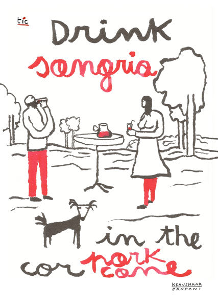 Poster - Drink sangria in the park