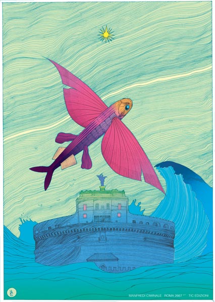 Poster - Roma 2667 ° magenta – Tic